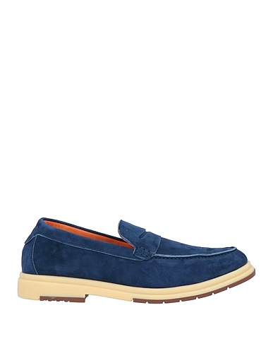 ANDREA VENTURA FIRENZE Mocassino Blu Pelle