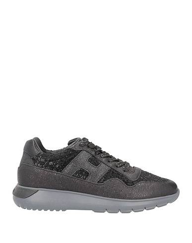 HOGAN Sneakers JUNIOR Black Soft Leather, Textile fibres