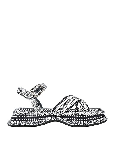 CHLOÉ Sandals White Textile fibres