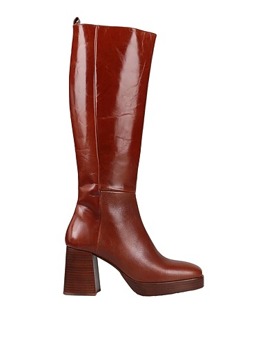 ELVIO ZANON Boots Tan Soft Leather