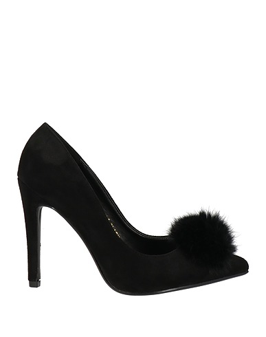 SEXY WOMAN Pumps Schwarz Gewebefasern