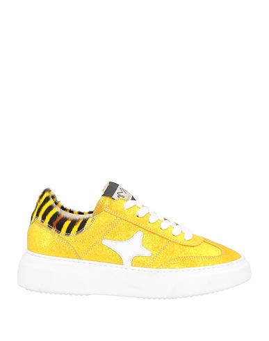 AMA BRAND Sneakers Yellow Leather