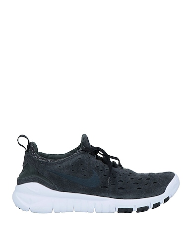 NIKE Sneakers Charcoal Soft Leather, Textile fibers