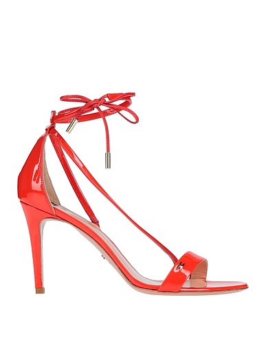 ELISABETTA FRANCHI Flip flops Coral Leather