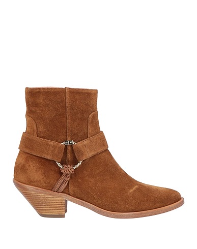 ELISABETTA FRANCHI Ankle boot Tan Leather
