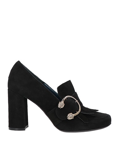 LE BLE Loafers Black Leather