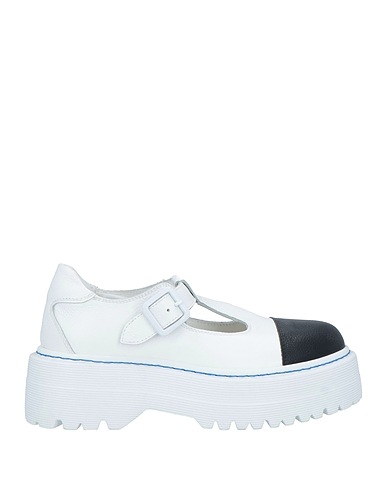 JUST ANOTHER COPY Loafers White Soft Leather