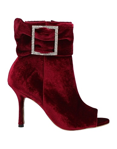 GOLD & ROUGE Ankle boot Garnet Textile fibres