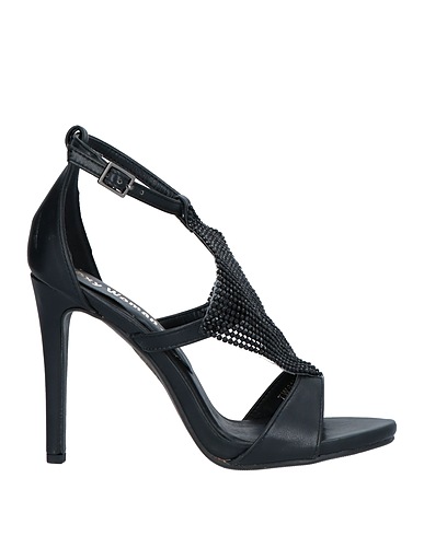 SEXY WOMAN Sandali Nero Fibre tessili
