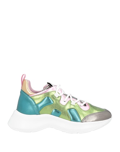 HOGAN Sneakers Green Soft Leather