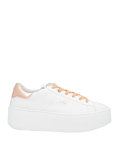 ED PARRISH Sneakers White Soft Leather