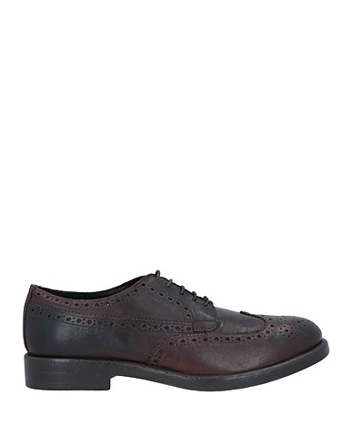 ROBERTO BOTTICELLI Laced shoes Dark brown Soft Leather