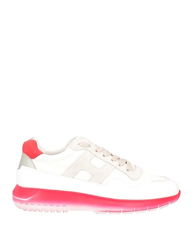 HOGAN Sneakers Light grey Leather, Textile fibres