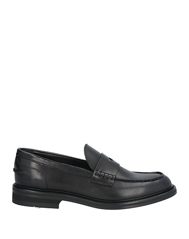 DOUCAL'S Loafers Black Soft Leather