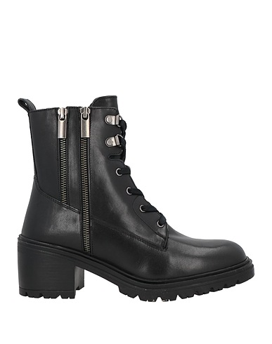 GEOX Stiefelette Schwarz Leder