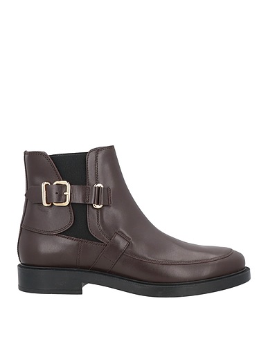 TOD'S Ankle boot Dark brown Soft Leather