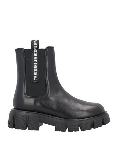 LOVE MOSCHINO Ankle boot Black Soft Leather