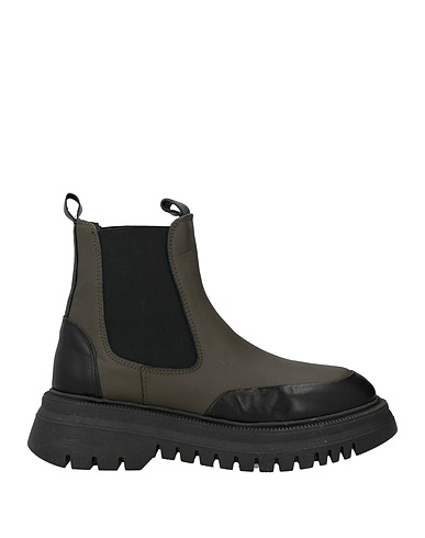 ALISSIA Ankle boot Military green Calfskin