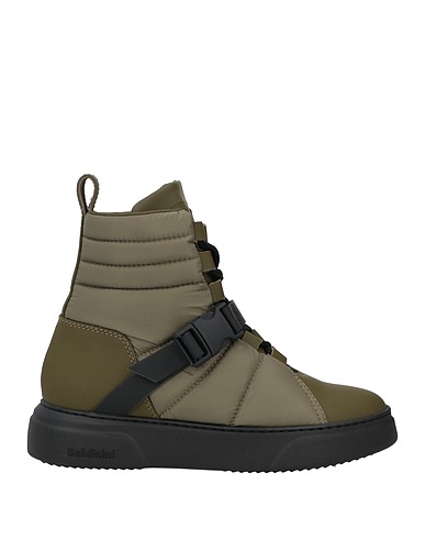 ADD x BALDININI Sneakers Military green Soft Leather, Textile fibers