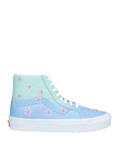 VANS Sneakers Light blue Soft Leather, Textile fibres