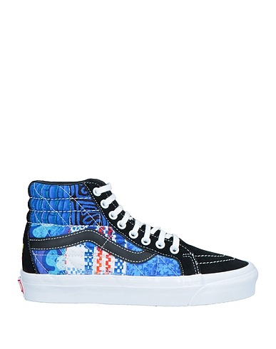 VANS Sneakers Blue Leather, Textile fibres