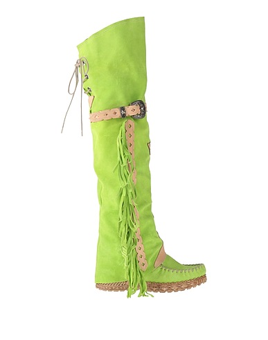 EL VAQUERO Boots Lime green Leather