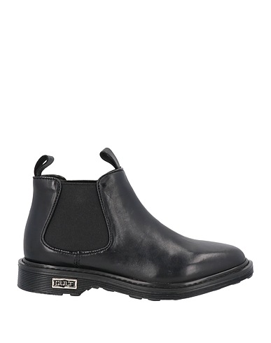 CULT Ankle boot Black Soft Leather, Textile fibres