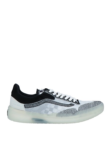 VANS Sneakers White Textile fibres, Soft Leather