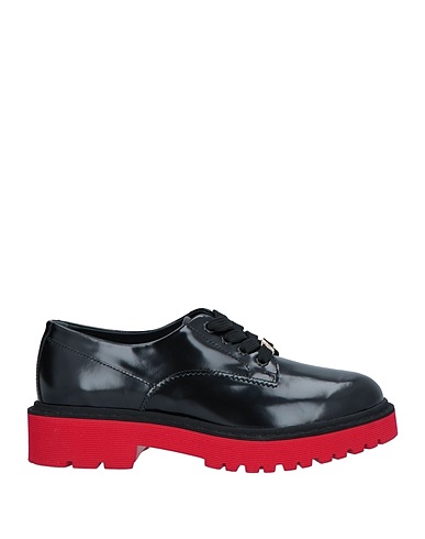 HOGAN Laced shoes Black Soft Leather