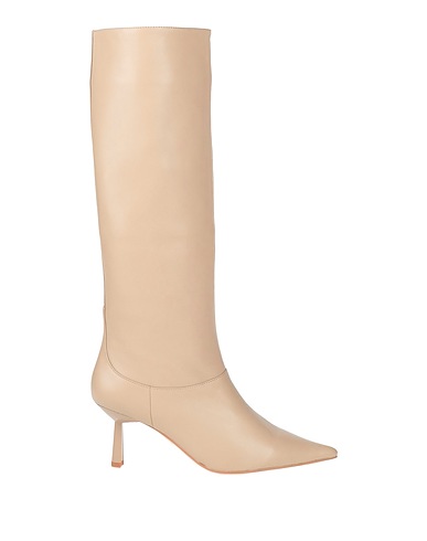 LOLA CRUZ Boots Beige Soft Leather