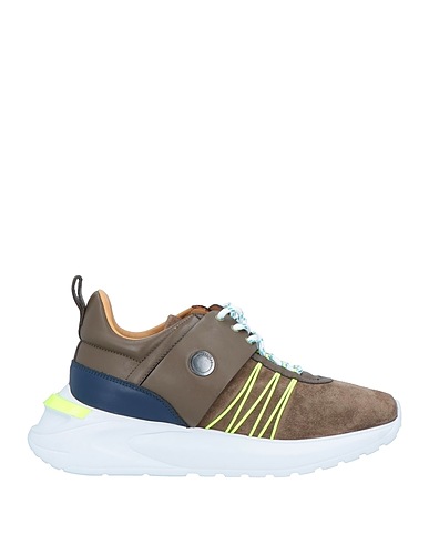HIGH Sneakers Military green Leather