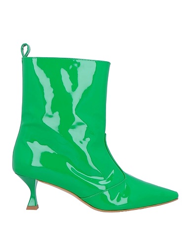 WO MILANO Stiefelette Grün Leder
