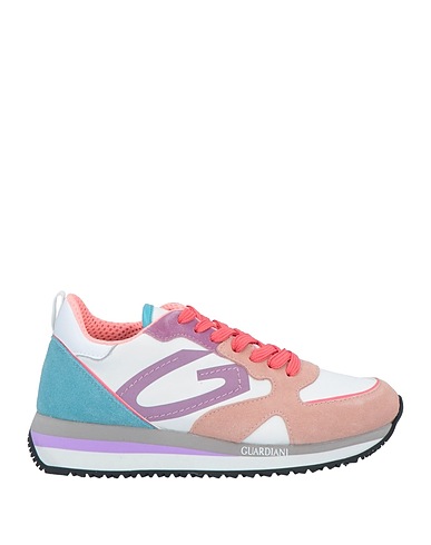 ALBERTO GUARDIANI Sneakers Off white Leather, Nylon