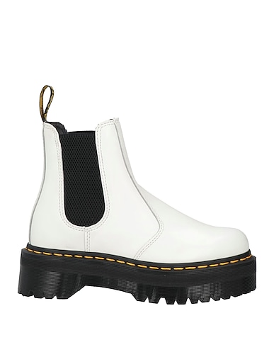 DR. MARTENS Ankle boot White Soft Leather