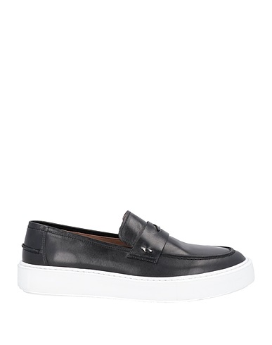 ALBERTO GUARDIANI Loafers Black Soft Leather