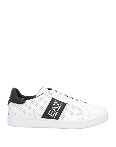 EA7 Sneakers White Soft Leather