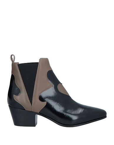 TWINSET Ankle boot Black Leather