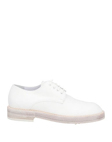 ANN DEMEULEMEESTER Stringate Bianco Fibre tessili