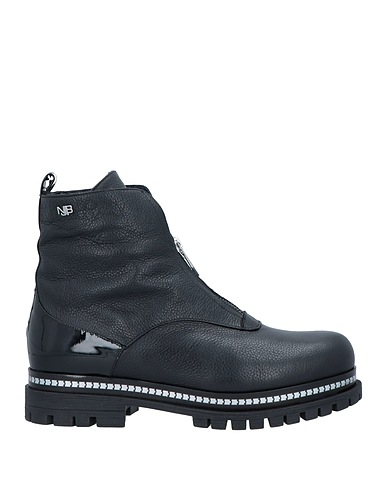 NORMA J.BAKER Stiefelette Schwarz Rindsleder