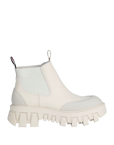 TOMMY JEANS Ankle boot Light grey 100% Polyurethane