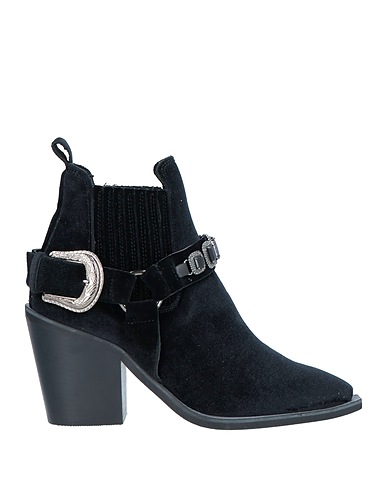 JE T'AIME Ankle boot Black Textile fibres