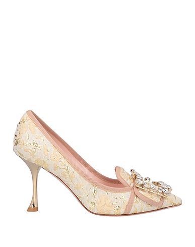 ROGER VIVIER パンプス オフホワイト 紡績繊維