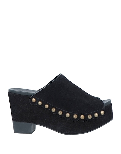 PEDRO GARCÍA Sandals Black Leather