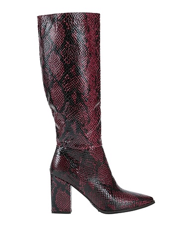 VIVIAN Boots Plum Textile fibers