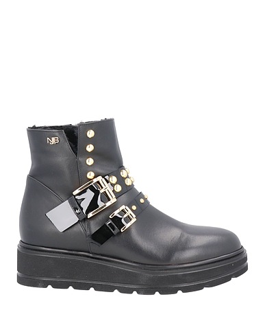 NORMA J.BAKER Stiefelette Schwarz Leder