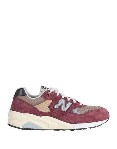 NEW BALANCE Sneakers 580 Mauve Leather, Textile fibres