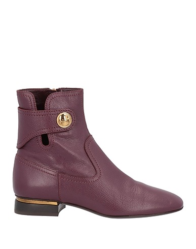 TOD'S Ankle boot Plum Soft Leather