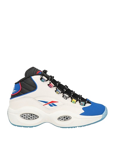 REEBOK Sneakers Blue Soft Leather, Textile fibers