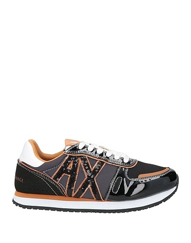 ARMANI EXCHANGE Sneakers Nero 100% Poliuretano, Poliammide, Poliestere