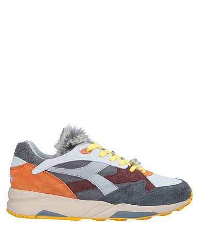 DIADORA HERITAGE Sneakers Light grey Leather, Textile fibres